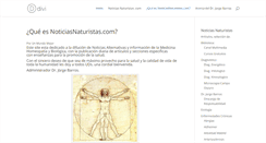 Desktop Screenshot of noticiasnaturistas.com
