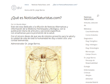 Tablet Screenshot of noticiasnaturistas.com